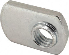 80/20 Inc. - 16mm Wide, Open Shelving Accessory/Component - Bright Zinc Finish, 25mm Long, Use with 40 Series - USA Tool & Supply