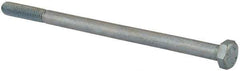 Value Collection - M8x1.25mm Metric Coarse, 140mm Length Under Head Hex Head Cap Screw - Partially Threaded, Grade 8.8 Steel, Zinc-Plated Finish, 13mm Hex - USA Tool & Supply