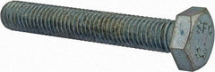 Value Collection - M10x1.50mm Metric Coarse, 65mm Length Under Head Hex Head Cap Screw - Fully Threaded, Grade 8.8 Steel, Zinc-Plated Finish, 17mm Hex - USA Tool & Supply