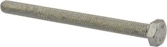 Value Collection - M8x1.25mm Metric Coarse, 100mm Length Under Head Hex Head Cap Screw - Fully Threaded, Grade 8.8 Steel, Zinc-Plated Finish, 13mm Hex - USA Tool & Supply
