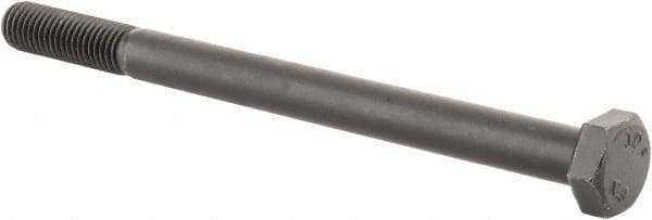 Value Collection - M12x1.75mm Metric Coarse, 160mm Length Under Head Hex Head Cap Screw - Partially Threaded, Grade 10.9 Steel, Uncoated, 19mm Hex - USA Tool & Supply