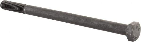 Value Collection - M12x1.75mm Metric Coarse, 180mm Length Under Head Hex Head Cap Screw - Partially Threaded, Grade 10.9 Steel, Uncoated, 19mm Hex - USA Tool & Supply