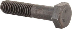 Value Collection - M12x1.75mm Metric Coarse, 55mm Length Under Head Hex Head Cap Screw - Partially Threaded, Grade 10.9 Steel, Uncoated, 19mm Hex - USA Tool & Supply