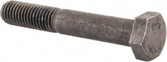 Value Collection - M12x1.75mm Metric Coarse, 75mm Length Under Head Hex Head Cap Screw - Partially Threaded, Grade 10.9 Steel, Uncoated, 19mm Hex - USA Tool & Supply