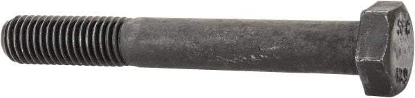 Value Collection - M12x1.75mm Metric Coarse, 90mm Length Under Head Hex Head Cap Screw - Partially Threaded, Grade 10.9 Steel, Uncoated, 19mm Hex - USA Tool & Supply