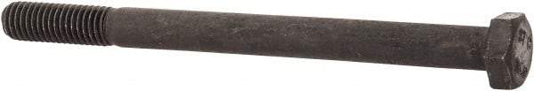 Value Collection - M8x1.25mm Metric Coarse, 100mm Length Under Head Hex Head Cap Screw - Partially Threaded, Grade 10.9 Steel, Uncoated, 13mm Hex - USA Tool & Supply