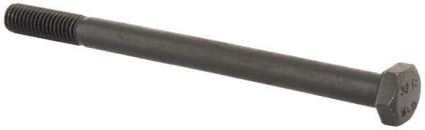 Value Collection - M8x1.25mm Metric Coarse, 110mm Length Under Head Hex Head Cap Screw - Partially Threaded, Grade 10.9 Steel, Uncoated, 13mm Hex - USA Tool & Supply