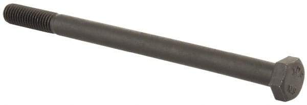 Value Collection - M8x1.25mm Metric Coarse, 120mm Length Under Head Hex Head Cap Screw - Partially Threaded, Grade 10.9 Steel, Uncoated, 13mm Hex - USA Tool & Supply