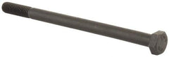 Value Collection - M8x1.25mm Metric Coarse, 120mm Length Under Head Hex Head Cap Screw - Partially Threaded, Grade 10.9 Steel, Uncoated, 13mm Hex - USA Tool & Supply