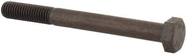 Value Collection - M8x1.25mm Metric Coarse, 80mm Length Under Head Hex Head Cap Screw - Partially Threaded, Grade 10.9 Steel, Uncoated, 13mm Hex - USA Tool & Supply