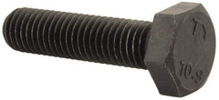 Value Collection - M10x1.50mm Metric Coarse, 40mm Length Under Head Hex Head Cap Screw - Fully Threaded, Grade 10.9 Steel, Uncoated, 17mm Hex - USA Tool & Supply