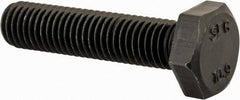 Value Collection - M10x1.50mm Metric Coarse, 45mm Length Under Head Hex Head Cap Screw - Fully Threaded, Grade 10.9 Steel, Uncoated, 17mm Hex - USA Tool & Supply