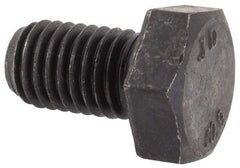 Value Collection - M12x1.75mm Metric Coarse, 20mm Length Under Head Hex Head Cap Screw - Fully Threaded, Grade 10.9 Steel, Uncoated, 19mm Hex - USA Tool & Supply