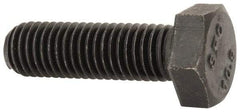 Value Collection - M12x1.75mm Metric Coarse, 40mm Length Under Head Hex Head Cap Screw - Fully Threaded, Grade 10.9 Steel, Uncoated, 19mm Hex - USA Tool & Supply