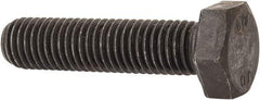 Value Collection - M12x1.75mm Metric Coarse, 50mm Length Under Head Hex Head Cap Screw - Fully Threaded, Grade 10.9 Steel, Uncoated, 19mm Hex - USA Tool & Supply