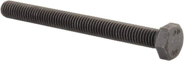 Value Collection - M8x1.25mm Metric Coarse, 80mm Length Under Head Hex Head Cap Screw - Fully Threaded, Grade 10.9 Steel, Uncoated, 13mm Hex - USA Tool & Supply