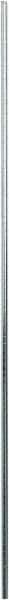 Eagle MHC - 1" Wide, 86 High, Open Shelving Accessory/Component - Zinc, Zinc Finish, 1" Deep, Use with Eagle MHC Shelving - USA Tool & Supply