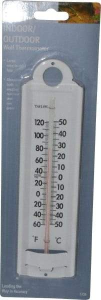 Taylor - -40 to 120°F, Window and Wall Thermometer - 9 Inch Long - USA Tool & Supply