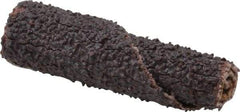 Merit Abrasives - 3/8" Max Roll Diam x 1-1/2" OAL, 36 Grit Aluminum Oxide Straight Cartridge Roll - 1/8" Pilot Hole Diam, Very Coarse Grade - USA Tool & Supply