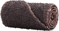 Merit Abrasives - 1/2" Max Roll Diam x 1" OAL, 50 Grit Aluminum Oxide Straight Cartridge Roll - 1/8" Pilot Hole Diam, Coarse Grade - USA Tool & Supply