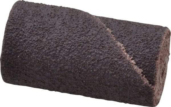Merit Abrasives - 3/4" Max Roll Diam x 1-1/2" OAL, 80 Grit Aluminum Oxide Straight Cartridge Roll - 3/16" Pilot Hole Diam, Medium Grade - USA Tool & Supply