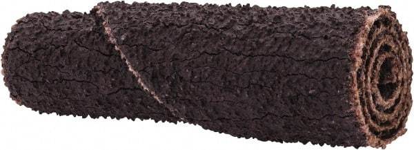Merit Abrasives - 3/8" Max Roll Diam x 1-1/2" OAL, 50 Grit Aluminum Oxide Straight Cartridge Roll - 1/8" Pilot Hole Diam, Coarse Grade - USA Tool & Supply