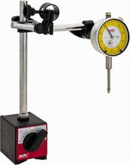 Value Collection - 0.001" Graduation, 0-100 Dial Reading, Indicator & Base Kit - C Holder, 0.001 Inch Graduation, Includes Dial Indicator, Magnetic Base - USA Tool & Supply
