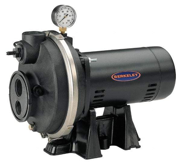 Berkeley - Jet Pumps Horsepower: 1-1/2 Shut Off Feet: 50 (Feet) - USA Tool & Supply