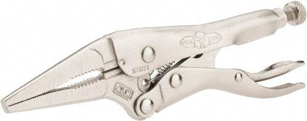 Irwin - 4" OAL Standard Jaw Locking Pliers - 1-5/8" Jaw Opening, Standard Handle - USA Tool & Supply