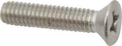 Value Collection - 5/16-18 UNC, 1-1/2" OAL Phillips Drive Machine Screw - Flat Head, Grade 316 Stainless Steel, Uncoated, Without Washer - USA Tool & Supply