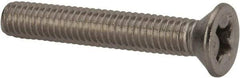 Value Collection - 5/16-18 UNC, 2" OAL Phillips Drive Machine Screw - Flat Head, Grade 316 Stainless Steel, Uncoated, Without Washer - USA Tool & Supply