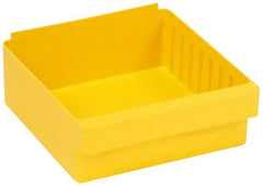 Quantum Storage - 28 Lb. Load Capacity, 11-5/8" Deep, Red High-Impact Polystyrene Drawer Bin - 4-5/8" High x 11-1/8" Wide x 11-5/8" Long - USA Tool & Supply