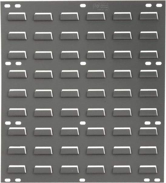 Quantum Storage - 18" Wide x 19" High, Gray Louvered Bin Panel - Use with Quantum Storage Systems - ALL QUS Bins - USA Tool & Supply