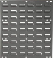 Quantum Storage - 18" Wide x 19" High, Gray Louvered Bin Panel - Use with Quantum Storage Systems - ALL QUS Bins - USA Tool & Supply