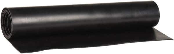 Made in USA - 36" Wide, 1" Thick, Buna-N Rubber Foam Sheet - 35 to 45 Durometer, Black, -40 to 212°F, 1,500 psi Tensile Strength, Cut-to-Length - USA Tool & Supply