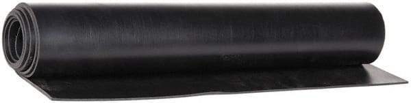 Made in USA - 36" Wide, 1/16" Thick, Buna-N Rubber Foam Sheet - 45 to 55 Durometer, Black, -40 to 212°F, 1,500 psi Tensile Strength, Cut-to-Length - USA Tool & Supply