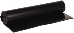 Made in USA - 36" Wide, 0.093" Thick, Buna-N Rubber Foam Sheet - 45 to 55 Durometer, Black, -40 to 212°F, 1,500 psi Tensile Strength, Cut-to-Length - USA Tool & Supply