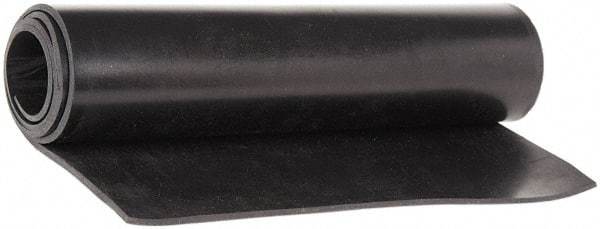Made in USA - 36" Wide, 3/8" Thick, Buna-N Rubber Foam Sheet - 65 to 75 Durometer, Black, -40 to 212°F, 1,500 psi Tensile Strength, Cut-to-Length - USA Tool & Supply