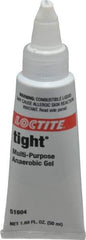 Loctite - 50 mL Tube, Blue, Liquid Medium Strength Threadlocker - Series 8060, 24 hr Full Cure Time, Hand Tool, Heat Removal - USA Tool & Supply