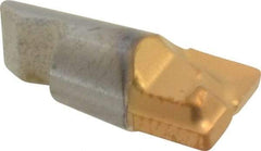 Seco - MM06 MD02 Grade F30M Carbide End Milling Tip Insert - TiAlN/TiN Finish, 2 Flutes, 0.236" Cutting Diam, 0.161" Depth of Cut, 0.2" Extension, 0.016" Cnr Rad - USA Tool & Supply