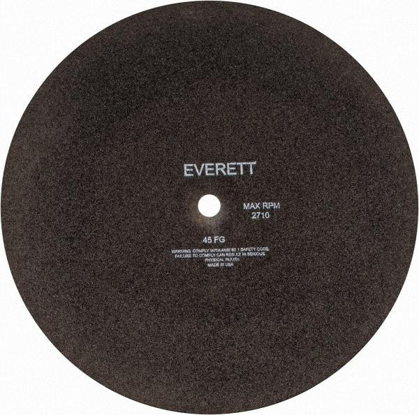 Everett - 20" Aluminum Oxide Cutoff Wheel - 3/16" Thick, 1" Arbor, Use with Gas Powered Saws - USA Tool & Supply