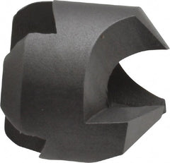 Made in USA - 1/2" Cutter Head Diam, 1/4" Pilot Hole Diam, High Speed Steel Reverse Countersink - USA Tool & Supply