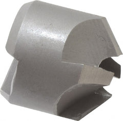 Made in USA - 4 Flutes, 5/8" Cutter Head Diam, 1/4" Pilot Hole Diam, High Speed Steel Reverse Countersink - USA Tool & Supply