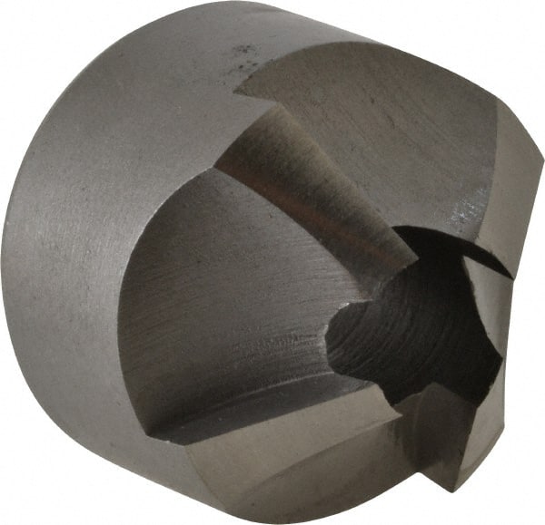 Made in USA - 4 Flutes, 11/16" Cutter Head Diam, 1/4" Pilot Hole Diam, High Speed Steel Reverse Countersink - USA Tool & Supply