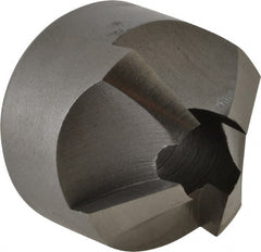 Made in USA - 4 Flutes, 11/16" Cutter Head Diam, 1/4" Pilot Hole Diam, High Speed Steel Reverse Countersink - USA Tool & Supply