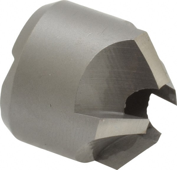 Made in USA - 4 Flutes, 7/8" Cutter Head Diam, 3/8" Pilot Hole Diam, High Speed Steel Reverse Countersink - USA Tool & Supply