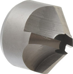 Made in USA - 4 Flutes, 1" Cutter Head Diam, 5/16" Pilot Hole Diam, High Speed Steel Reverse Countersink - USA Tool & Supply