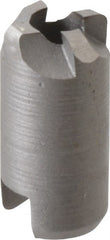 Made in USA - 4 Flutes, 1/4" Diam, 1/8" Pilot Hole Diam, High Speed Steel Reverse Counterbore - USA Tool & Supply