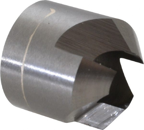 Made in USA - 1/2" Cutter Head Diam, 1/4" Pilot Hole Diam, Solid Carbide Reverse Countersink - USA Tool & Supply