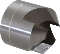 Made in USA - 1/2" Cutter Head Diam, 1/4" Pilot Hole Diam, Solid Carbide Reverse Countersink - USA Tool & Supply